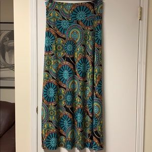 Moa USA Floral Maxi Skirt Size XL.